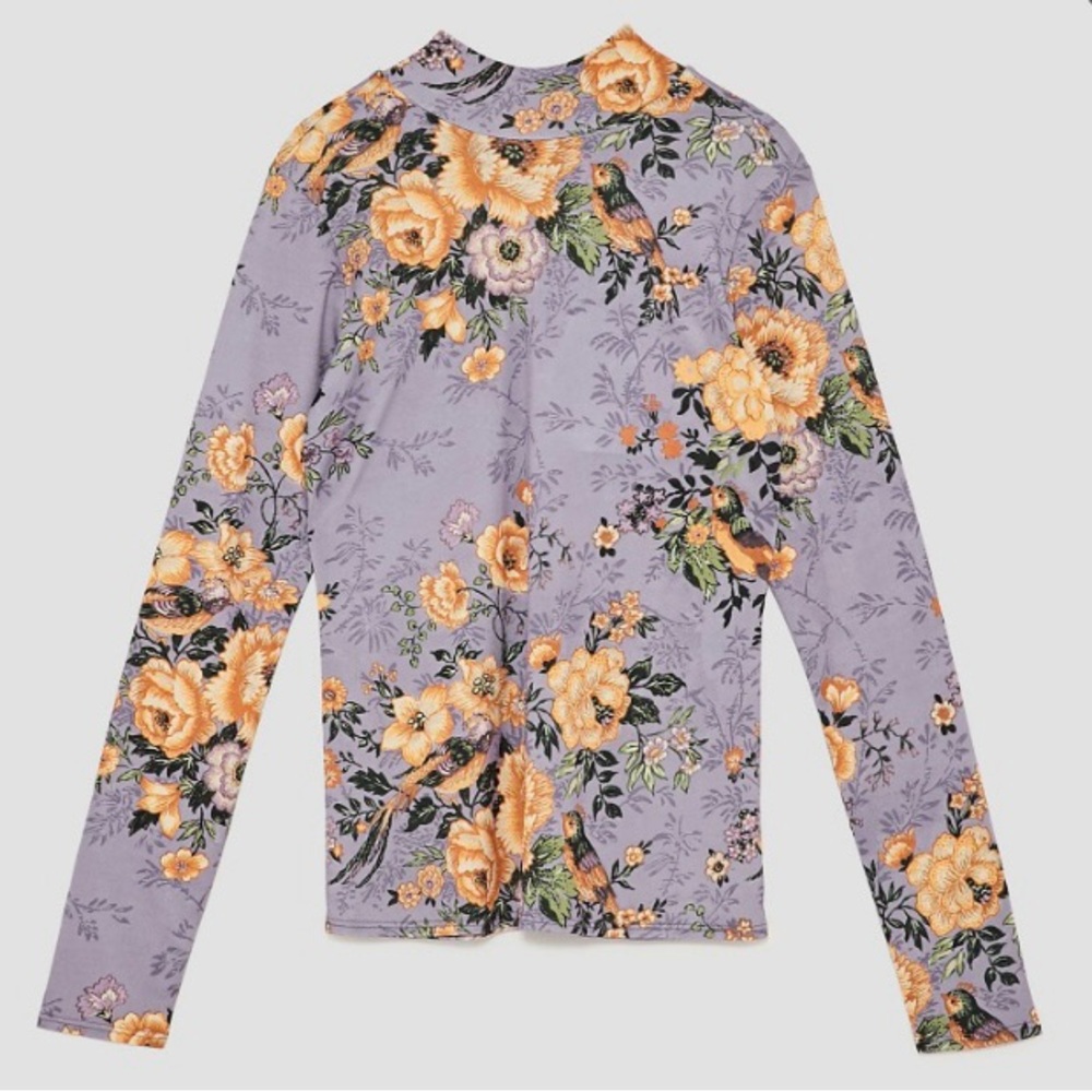 Zara Floral shirt size M